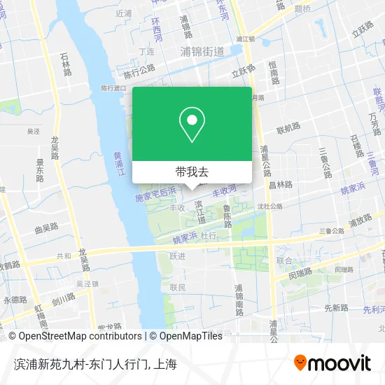 滨浦新苑九村-东门人行门地图