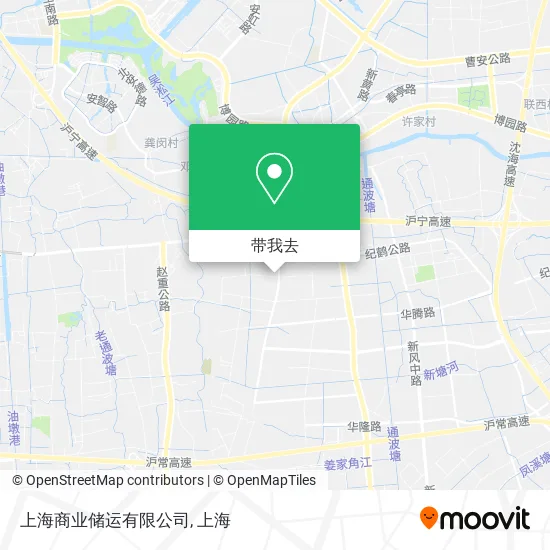上海商业储运有限公司地图