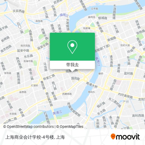 上海商业会计学校-4号楼地图