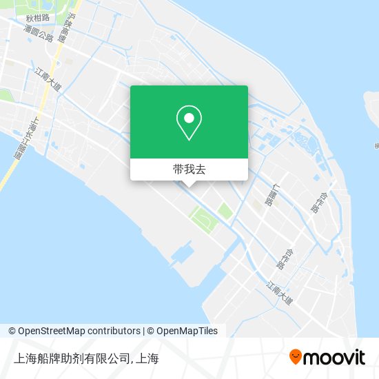 上海船牌助剂有限公司地图