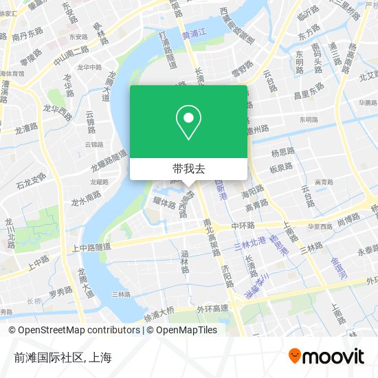 前滩国际社区地图