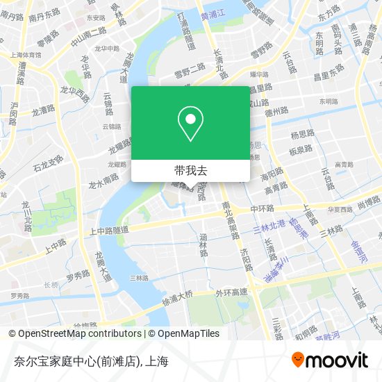 奈尔宝家庭中心(前滩店)地图