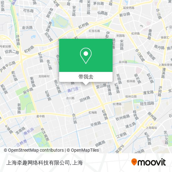 上海牵趣网络科技有限公司地图