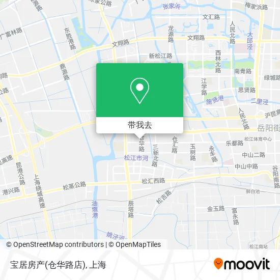宝居房产(仓华路店)地图