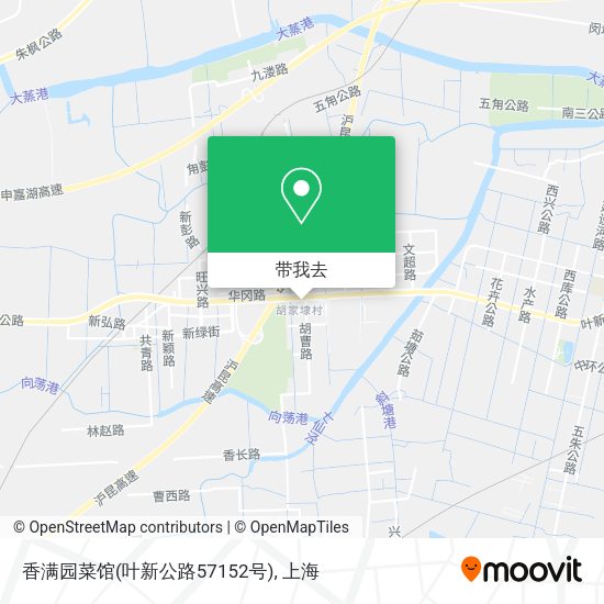 香满园菜馆(叶新公路57152号)地图