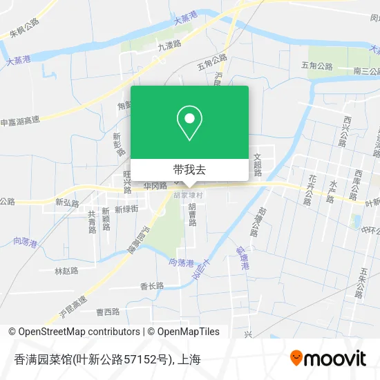 香满园菜馆(叶新公路57152号)地图