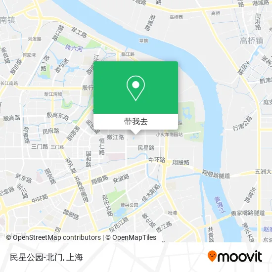 民星公园-北门地图