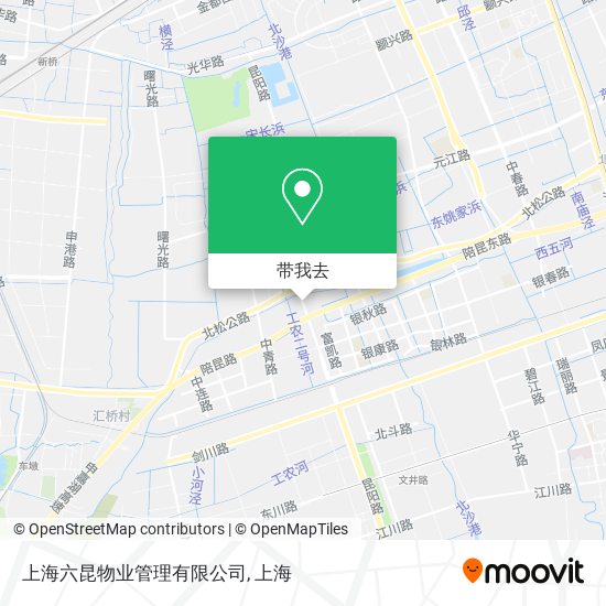 上海六昆物业管理有限公司地图