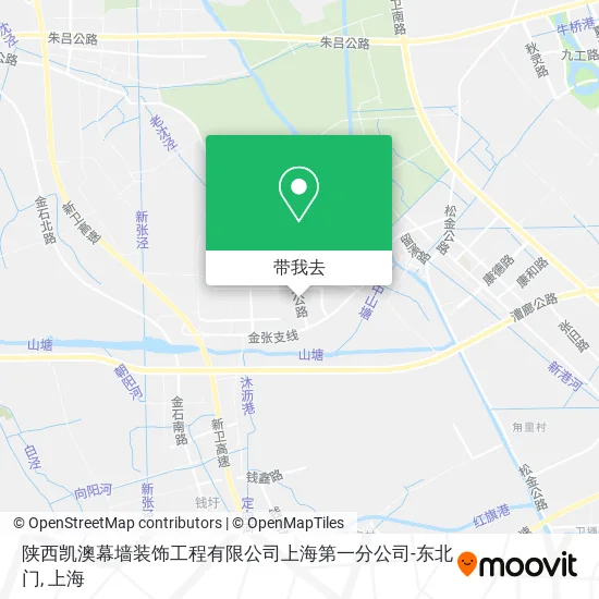 陕西凯澳幕墙装饰工程有限公司上海第一分公司-东北门地图