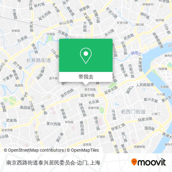 南京西路街道泰兴居民委员会-边门地图