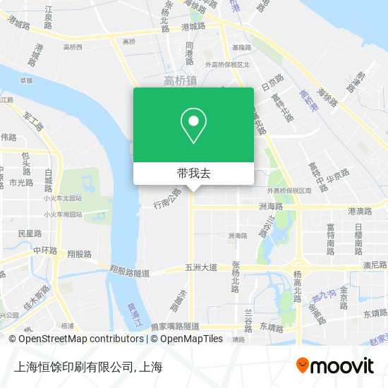 上海恒馀印刷有限公司地图