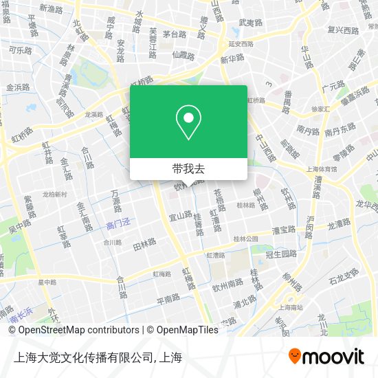 上海大觉文化传播有限公司地图