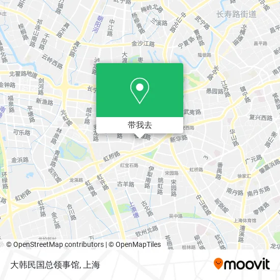 大韩民国总领事馆地图