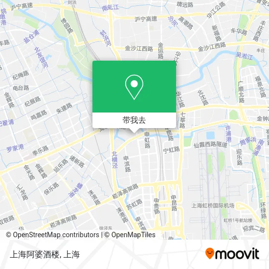 上海阿婆酒楼地图