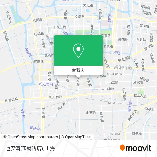 也买酒(玉树路店)地图