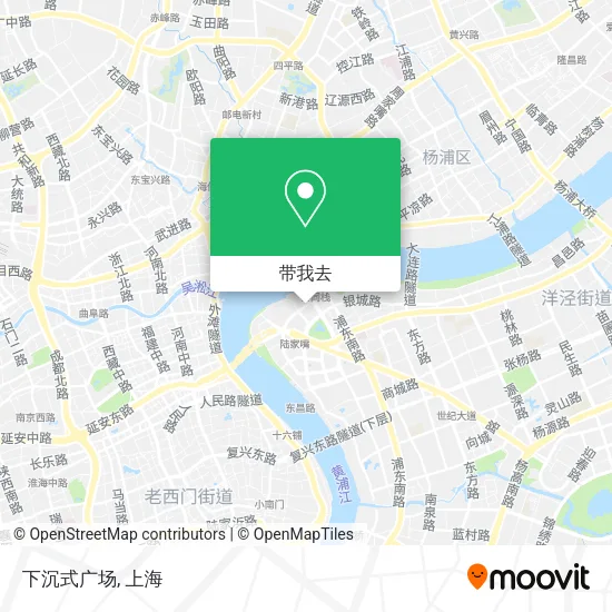 下沉式广场地图