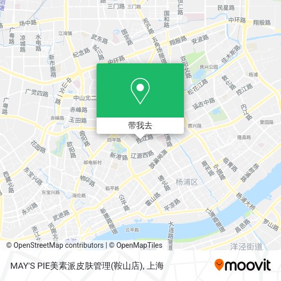 MAY'S PIE美素派皮肤管理(鞍山店)地图