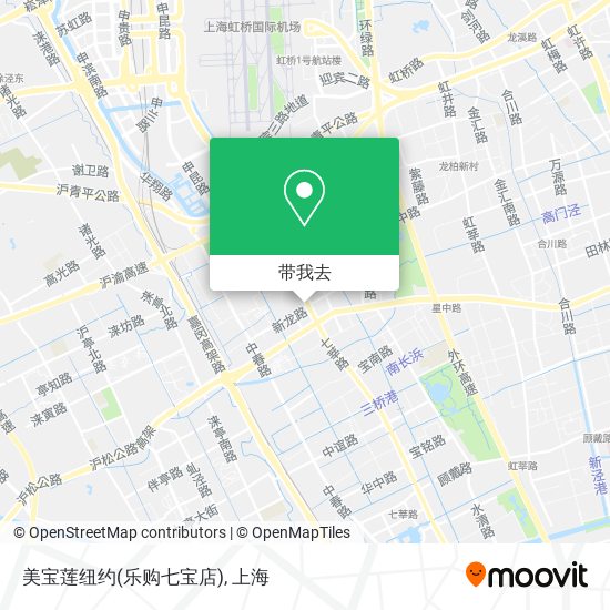 美宝莲纽约(乐购七宝店)地图