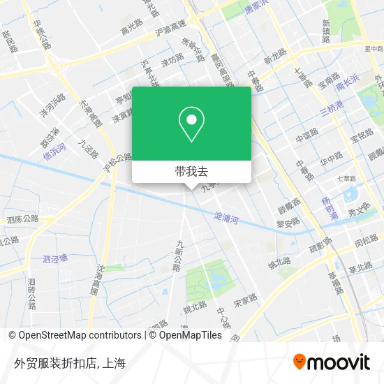 外贸服装折扣店地图