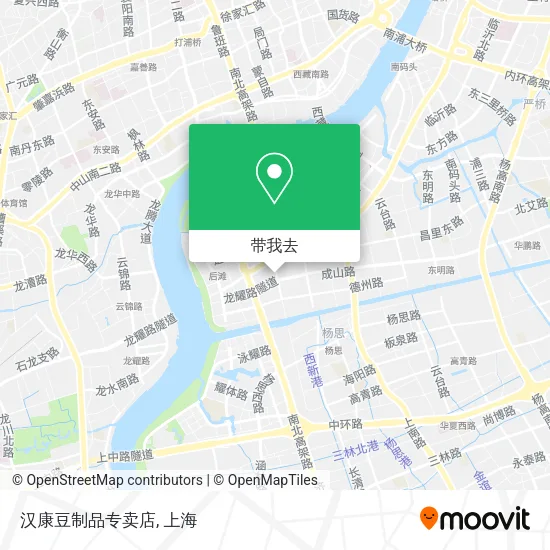 汉康豆制品专卖店地图