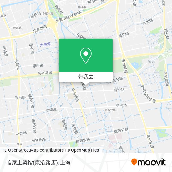 咱家土菜馆(康沿路店)地图