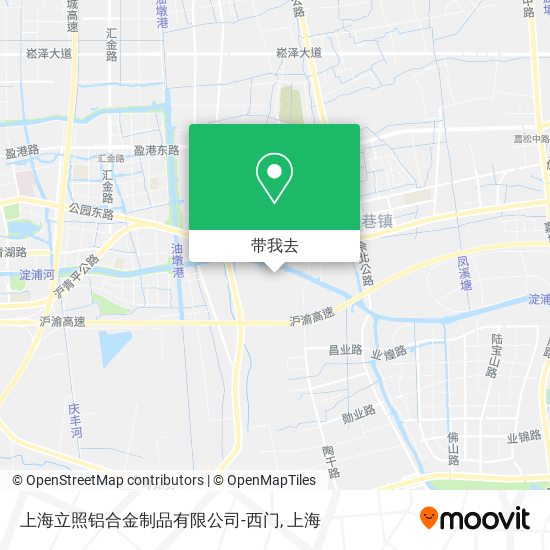 上海立照铝合金制品有限公司-西门地图