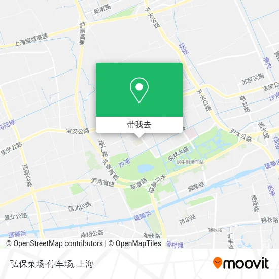 弘保菜场-停车场地图