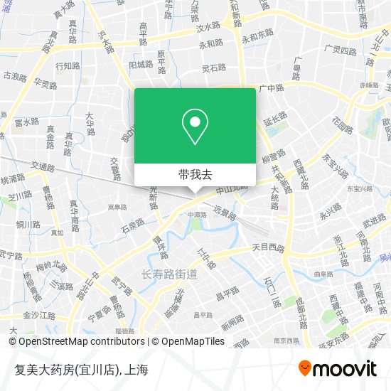 复美大药房(宜川店)地图