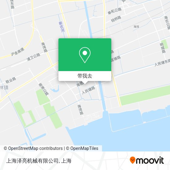 上海泽亮机械有限公司地图