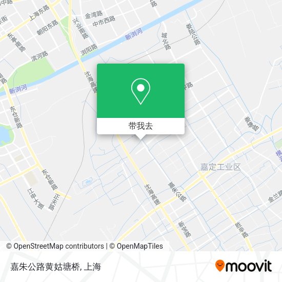 嘉朱公路黄姑塘桥地图