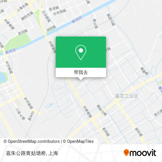 嘉朱公路黄姑塘桥地图