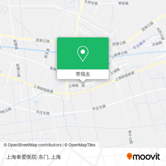 上海奉爱医院-东门地图