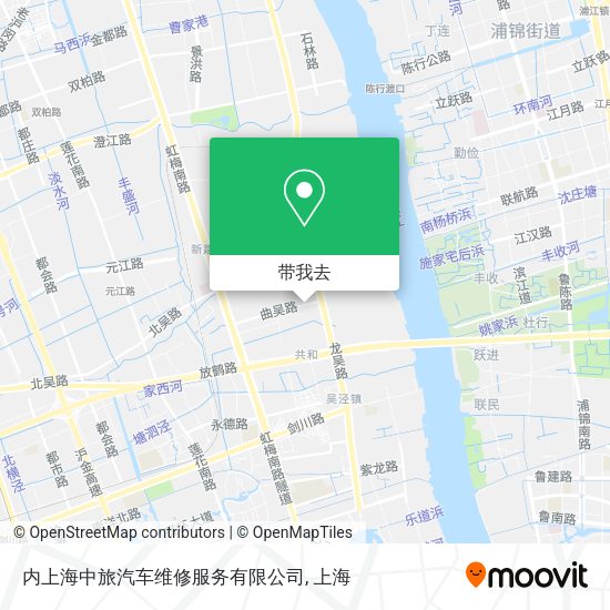 内上海中旅汽车维修服务有限公司地图