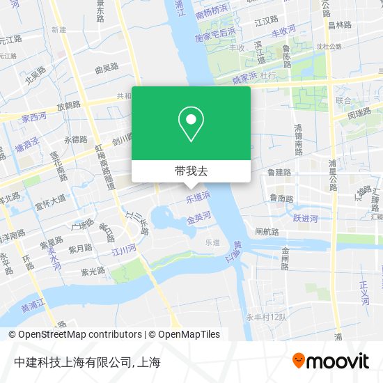 中建科技上海有限公司地图