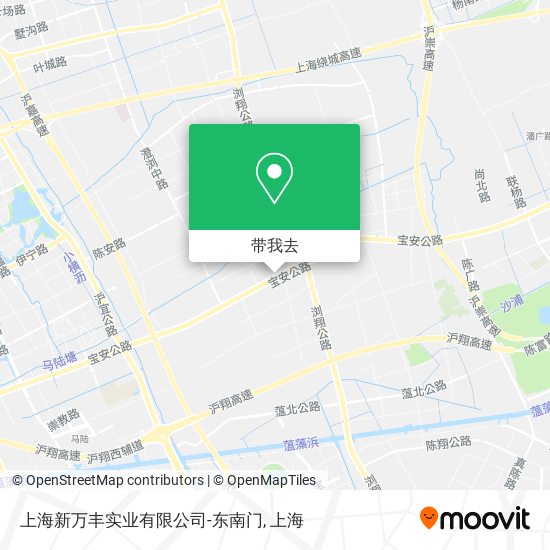 上海新万丰实业有限公司-东南门地图