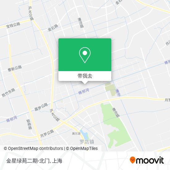 金星绿苑二期-北门地图
