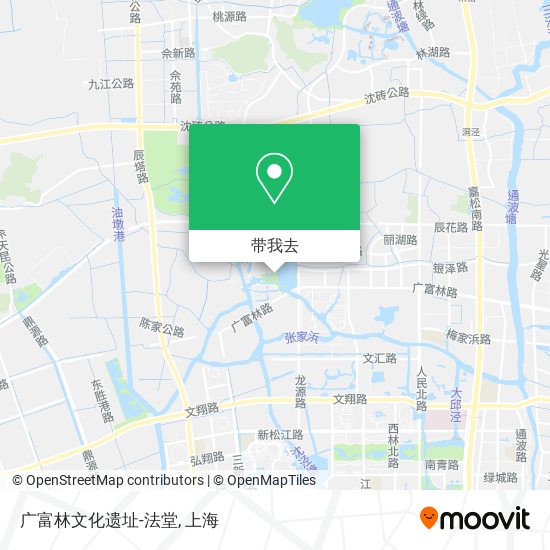 广富林文化遗址-法堂地图