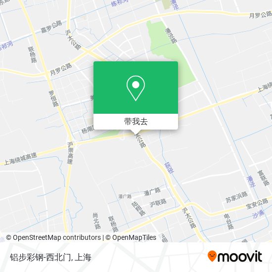 铝步彩钢-西北门地图