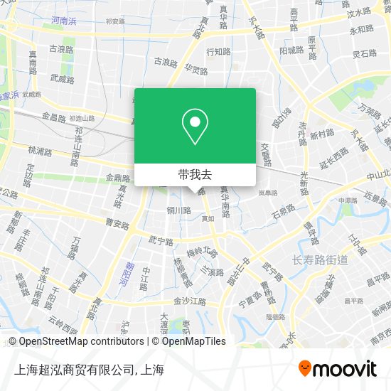 上海超泓商贸有限公司地图