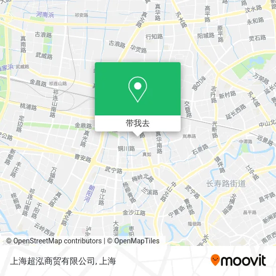上海超泓商贸有限公司地图