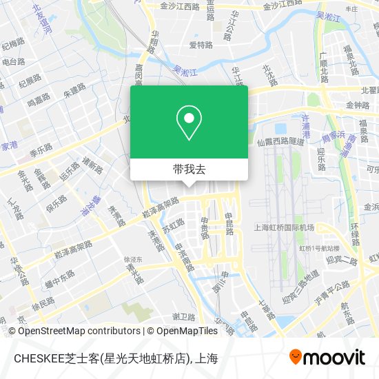 CHESKEE芝士客(星光天地虹桥店)地图