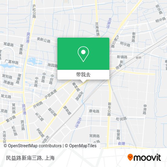 民益路新庙三路地图