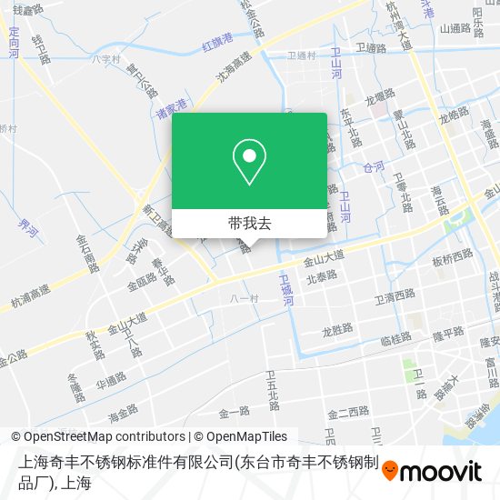 上海奇丰不锈钢标准件有限公司(东台市奇丰不锈钢制品厂)地图