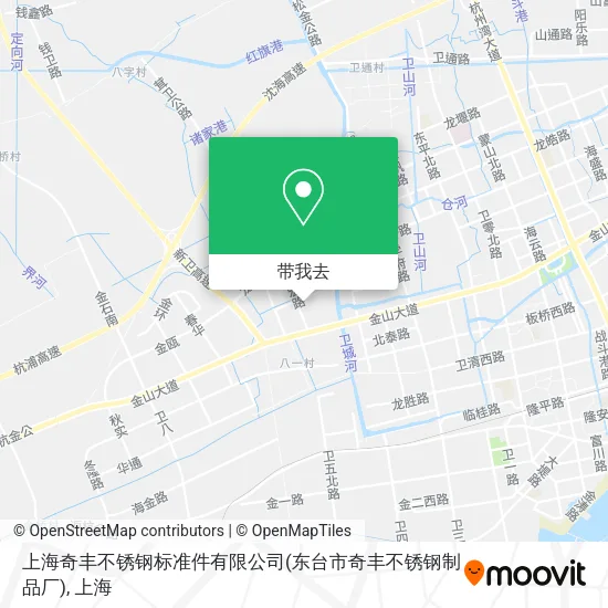 上海奇丰不锈钢标准件有限公司(东台市奇丰不锈钢制品厂)地图
