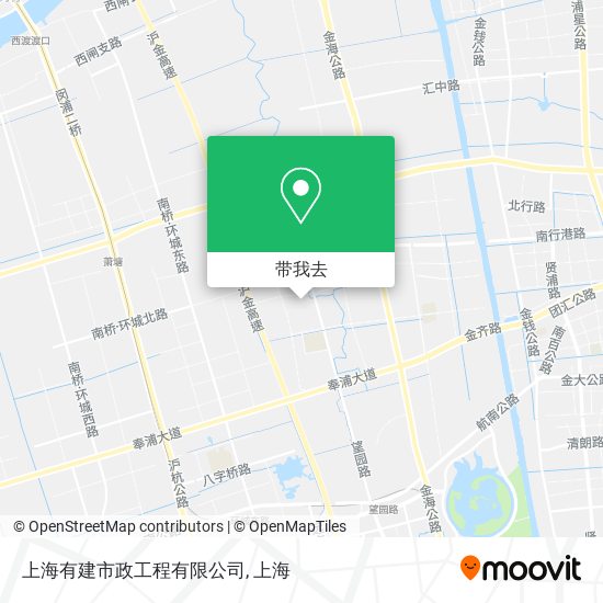 上海有建市政工程有限公司地图