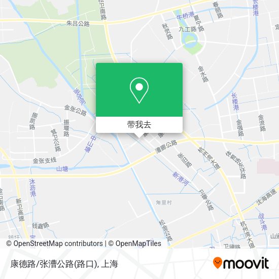 康德路/张漕公路(路口)地图