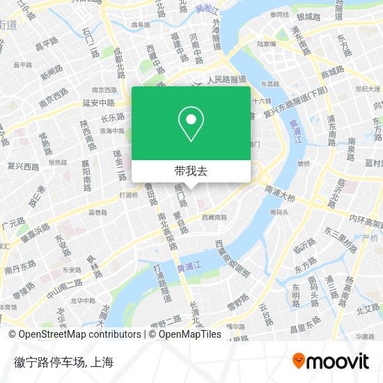 徽宁路停车场地图