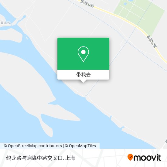 鸽龙路与启瀛中路交叉口地图