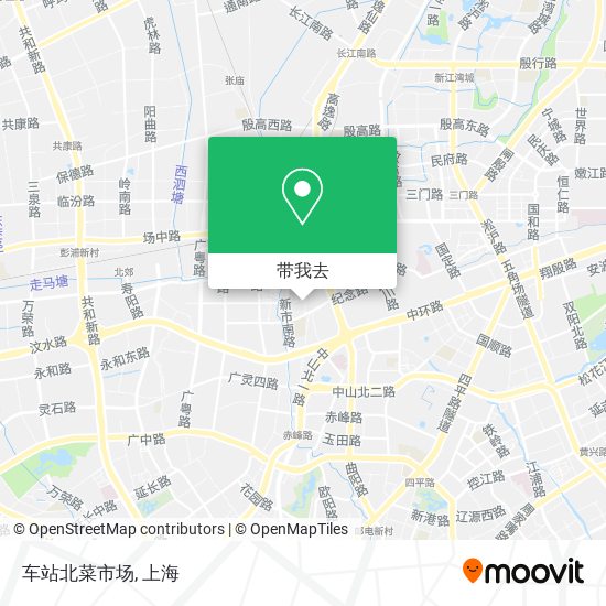 车站北菜市场地图