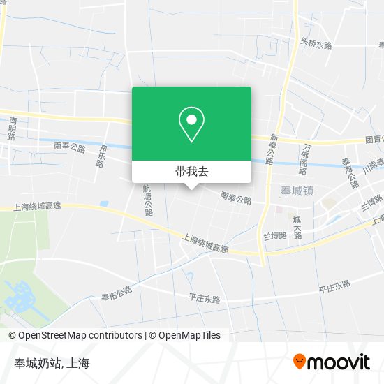 奉城奶站地图